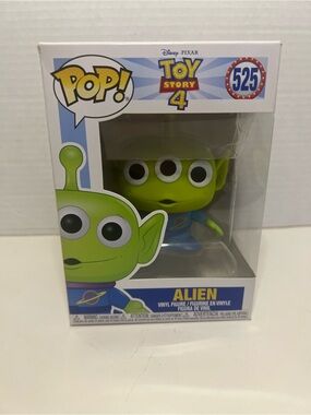 Funko Pop Toy Story 4 Alien 525 Disney Pixar Vaulted Vinyl Figure Box Wear